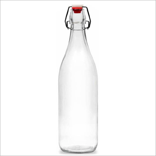 Clear Glass Water Milk Bottle
