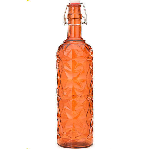 1000 ml Orange Glass Bottle