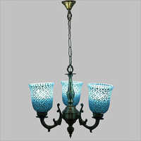 Designer Blue Chandelier Hanging