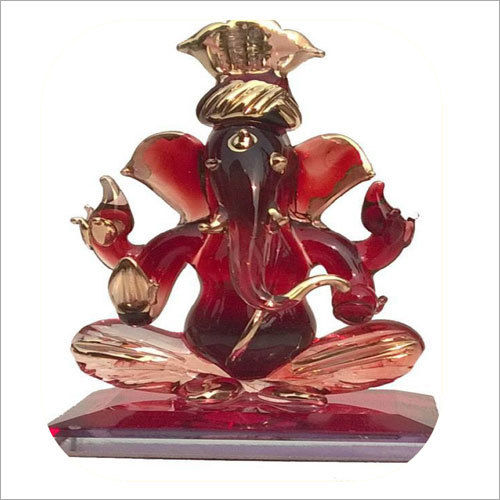 Crystal Natkhat Ganesh Showpiece