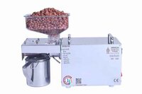 Domestic Oil Press Machine - Stainless Steel, 20x8x10 Inch Dimensions | 2-5kg/hr Production Capacity, High Efficiency Digital Control System, 1 Year Warranty
