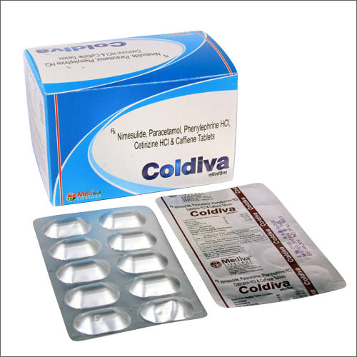 Nimesulide Paracetamol Phenylephrine Hcl, Cetrizine Hcl And Caffience Tablets General Medicines