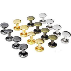 Silver and Golden Rivet Buttons