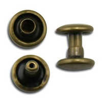 Rivet Button - Metal, Brass | Rivet Closure, Metal Decoration, Casting Technique