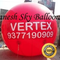 Vertex Advertising Sky Balloons, 12feet Round Balloon, Ganesh Sky Balloon