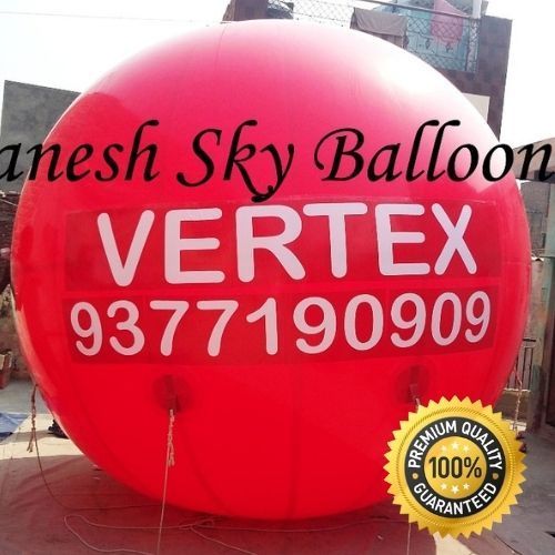 Vertex Advertising Sky Balloons 12feet Round Balloon Ganesh Sky Balloon