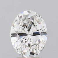 3.01 Carat SI1 Clarity OVAL Lab Grown Diamond