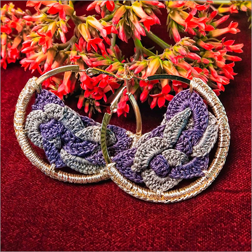 Ladies Crochet Earrings Gender: Women
