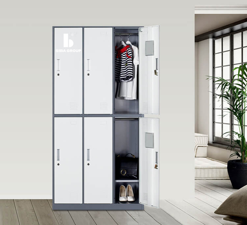 Hot Selling 6 Compartment Metal Lockers