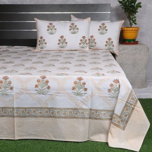 Hanblock Printed Cotton Bedsheets