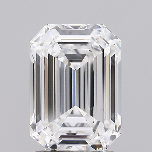 2.13 Carat VVS2 Clarity EMERALD Lab Grown Diamond