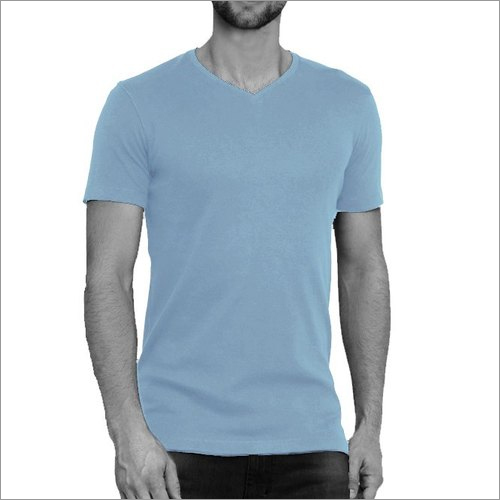 Mens Cotton V Neck T-Shirt Gender: Male
