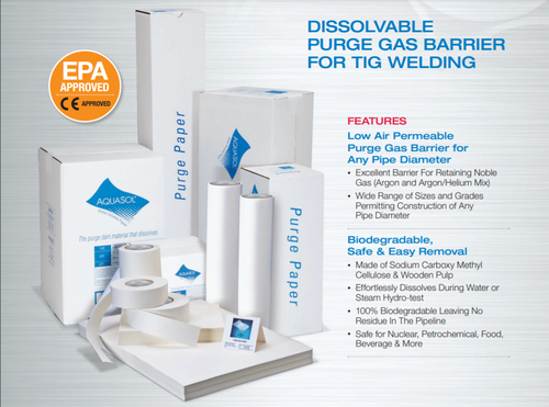 Water Soluble Paper for Welding