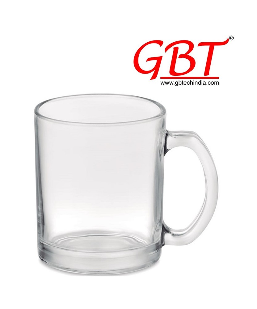 Transparent Mug - Ceramic, 12 oz. Size, Transparent Color | Ideal for Home and Office Use, Perfect for Sublimation Printing