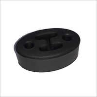 Silencer Rubber Mounting - Rubber Material | Designed For Automobile Industries, Black Color For Optimal Vibration Absorption