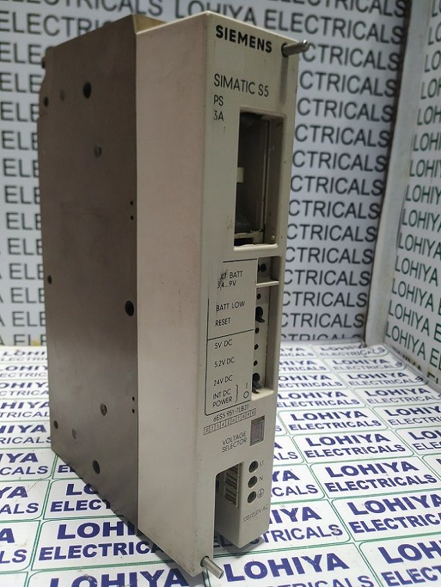 SIEMENS SIMATIC S5115 U 6ES5430-7LA12 POWER SUPPLY MODULE