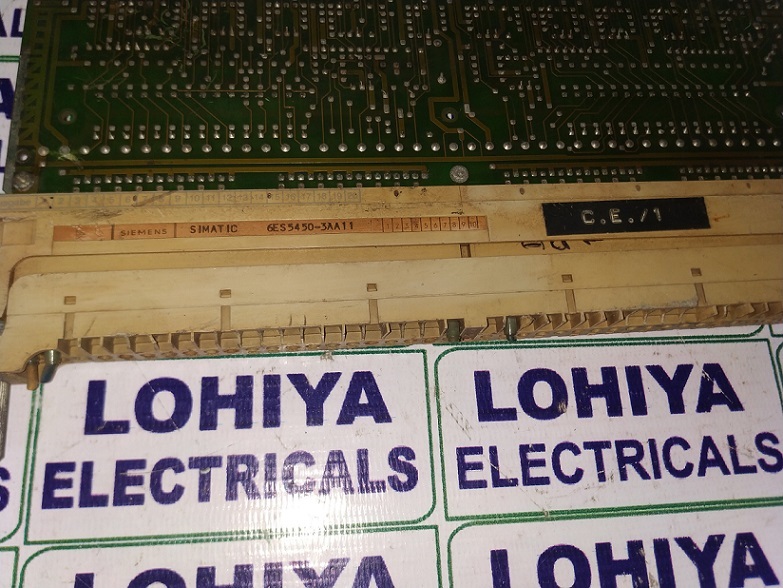 SEIMENS SIMATIC S5 135U 6ES5450-3AA11 MODULE