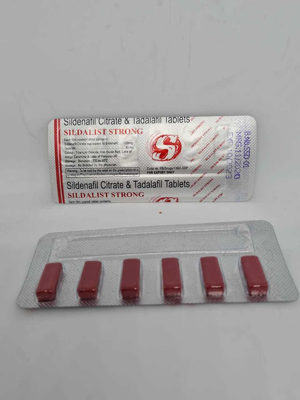 SILDALIST STRONG TABLETS
