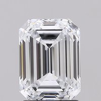 2.03 Carat VS1 Clarity EMERALD Lab Grown Diamond
