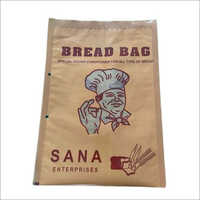 Plastic Bread Packaging Bag - Plastic, Custom Size, Printed Design | Industrial Use For Food Packaging, Durable And Versatile