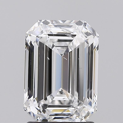 2.02 Carat SI2 Clarity EMERALD Lab Grown Diamond