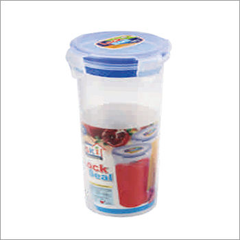 Transparent 440 Ml Airtight Plastic Storage Jar