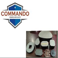 Commando Make Asbestos Base Rigid Powder Moulded Metallic Friction Liner Pad