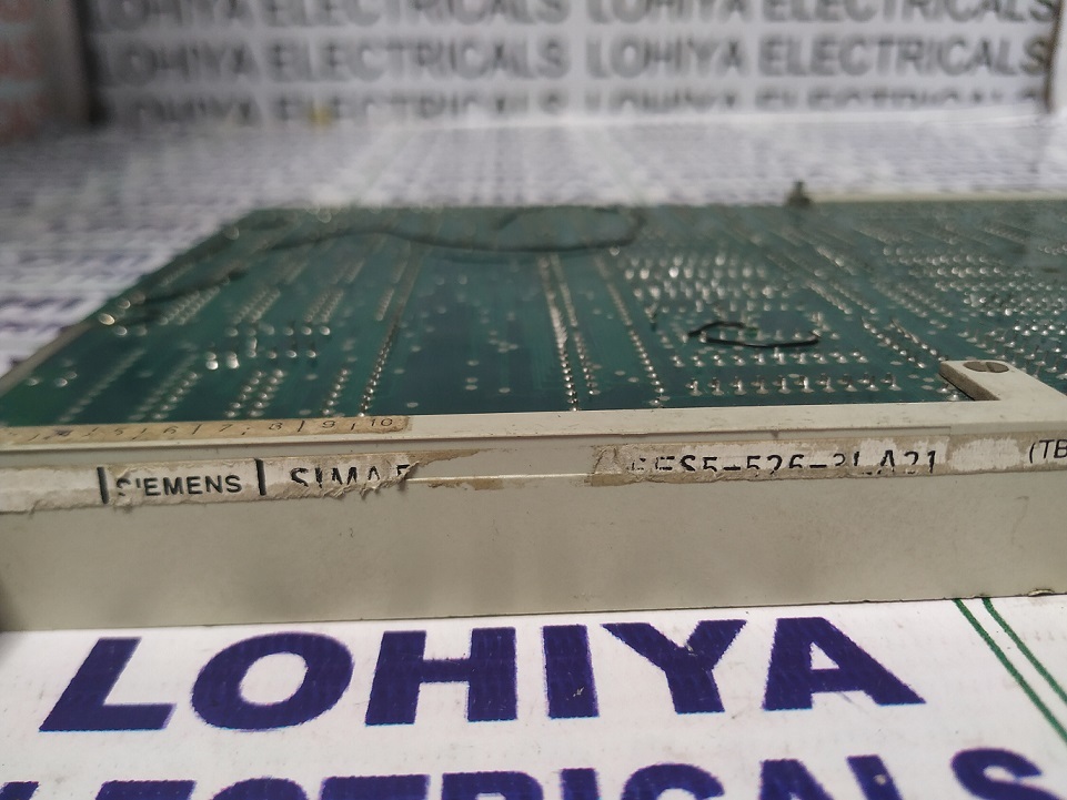 SIEMENS SIMATIC S5 135U 6ES5-526-3LA21 MODULE