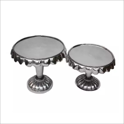 Aluminium Cake Stand With Mirror Polish By N A INTERNATIONAL