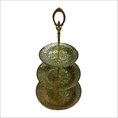 Decorative Brass Cake Stand