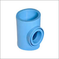 Ppr Reducing Tee - 20mm X 16mm, Blue Color, 10 Bar Pressure Rating, 95°c Temperature Limit