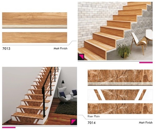 Ceramic Step Riser Tiles 1200X200 Mm