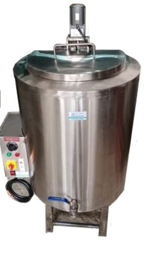 Stainless Sheet Milk Boiler With Agitator Motor  50 Lts Dimension(L*W*H): As Per Requirement