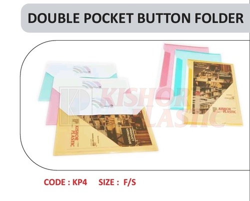 Double Pocket Button Folder