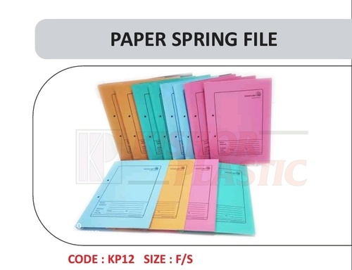 Rectangular Paper Board Spring File For Office, Schools, Colleges And Home Documents - Feature: High-Quality Materials