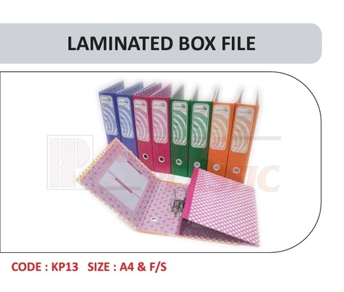 Laminated box file