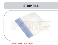 Strip File - High-quality Durable Plastic, A4 Size, Transparent Lightweight Design | Ideal For Organizing And Protecting Documents In Office And Educational Use