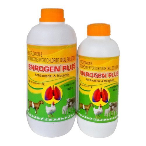 Enrogen Plus (Enrofloxacin & Bromhexine Hydrochloride Oral Solution)