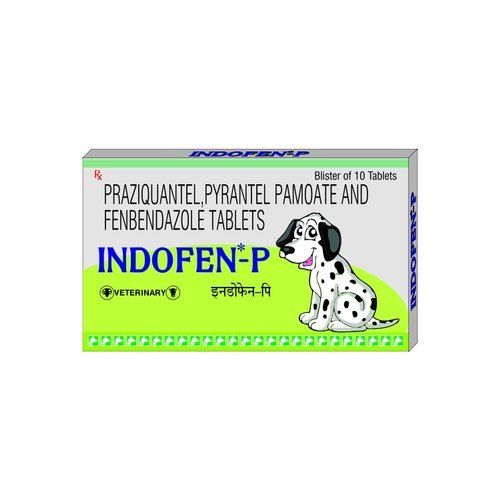 Indofen-P ( Praziquantel, Pyrantel Pamoate & Fenbendazole Tablets)