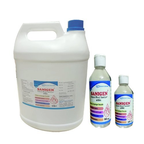 Sanigen Instant Hand Sanitizer 5 Litre By INDIAN GENOMIX (P) LTD.
