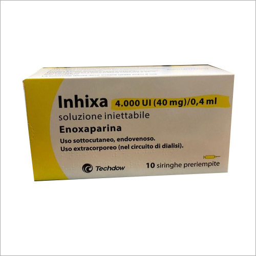 Inhixa Injectable Solution Ingredients: Enoxaparin Sodium.