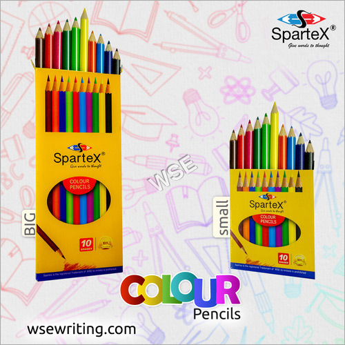 Colourful Multicolor Spartex Colour Pencil-Big
