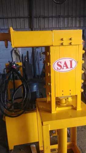 Yellow Interlock Block Machines