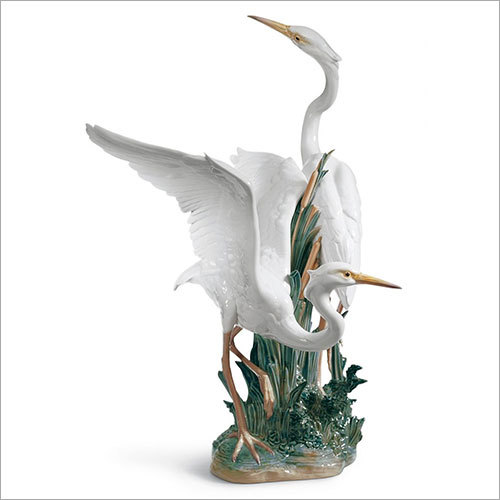 Fibreglass with Resin Bird Statues