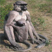 Fiberglass Monkey Statue