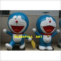 Estatuas de Doraemon de la fibra de vidrio