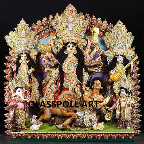 Fiberglass Godess Durga Idols