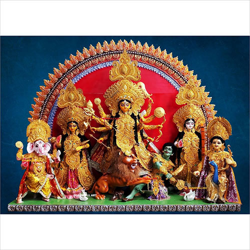 Fiberglass Durga Idols