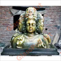Lord Brahma Vishnu Maheshwara Garden Fountain