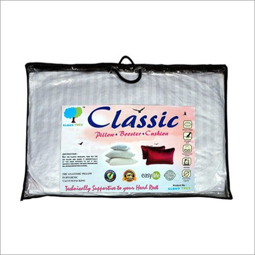 Classic White Fiber Pillow